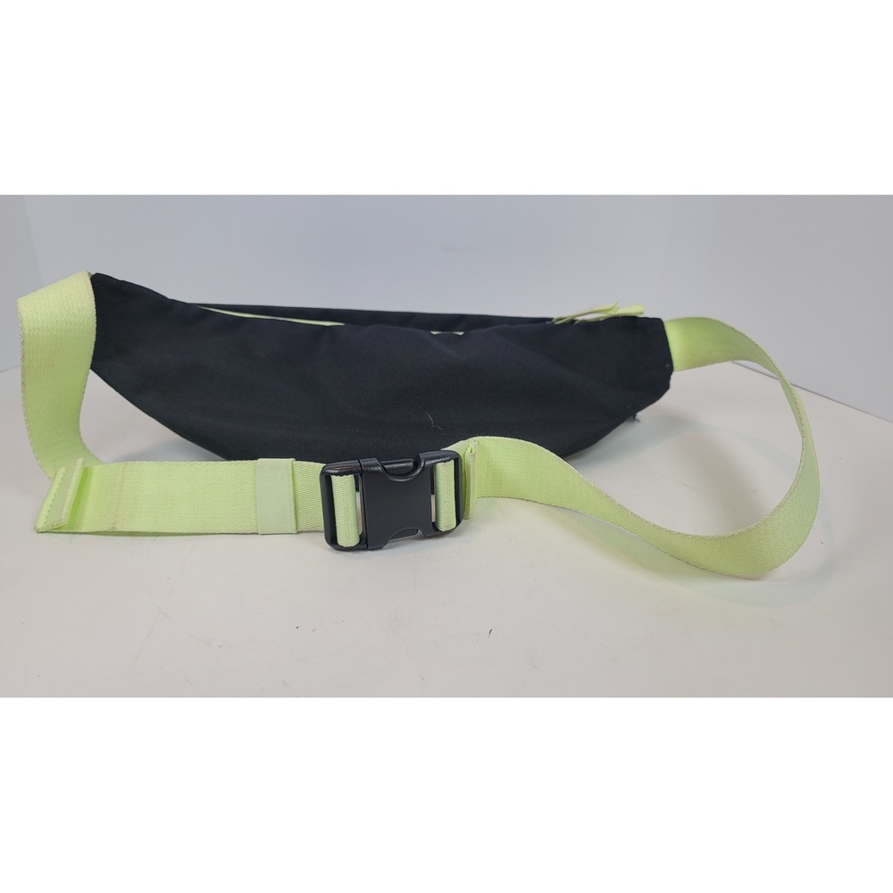 Nike Heritage Hip Pack Waist Bag Black Volt Green Adjustable Strap BA5750-015 - Picture 7 of 7